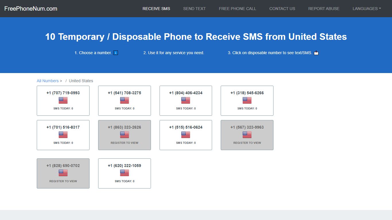 📲 Disposable Number To Receive SMS 2022 United States - Free Phone Num